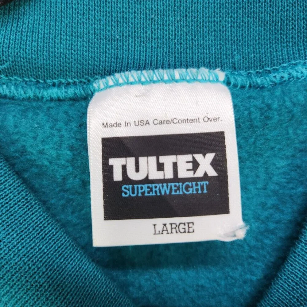 Tultex Vintage Sweatshirt 90s Womens Large Church School Teacher Pullover - Picture 5 of 13